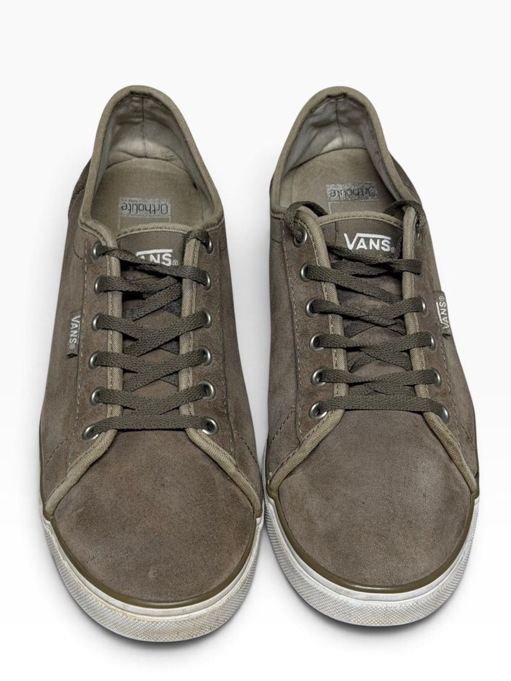 Vans Ferris Lo Pro Low Gray Nap Suede Sneakers Women’s Size 9